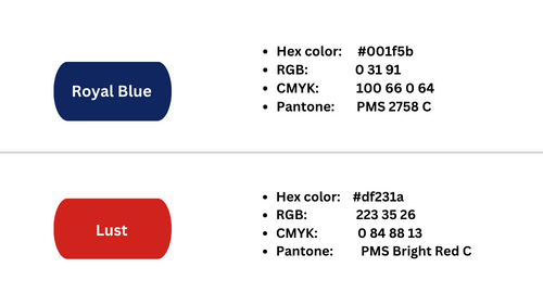 color codes of Major League Soccer logo 